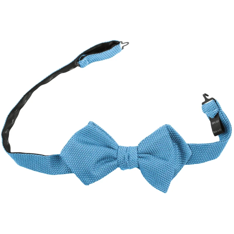 Light blue silk grenadine bow tie for self-tying MSG6291b.jpg