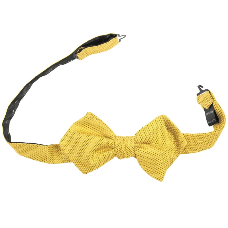 Silk grenadine bow tie in lemon color for self-tie MSG62421b.jpg