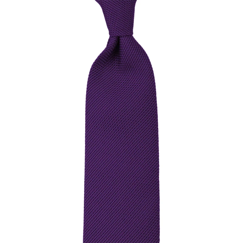 Purple grenadine silk necktie KSG66775.jpg