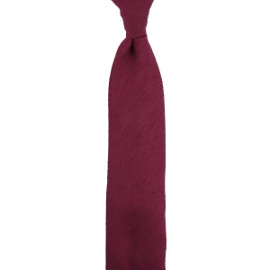 Burgundy silk shantung tie KSH4361.jpg