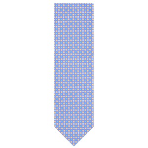 Heather silk tie with a subtle pattern