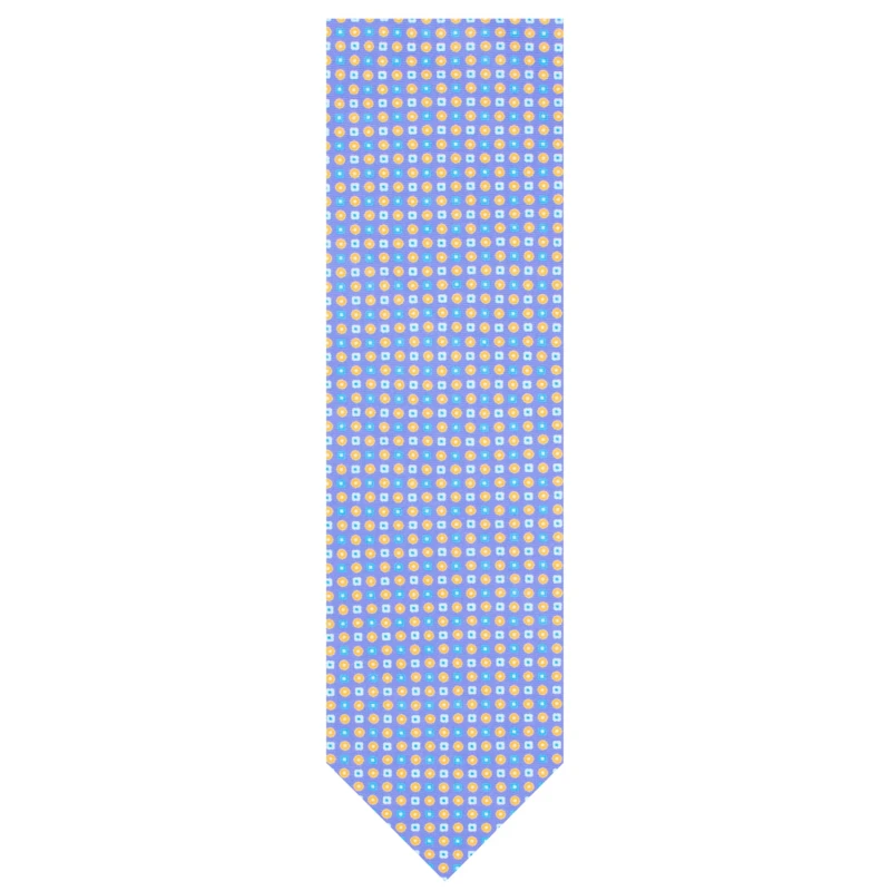 Heather silk tie with a subtle pattern