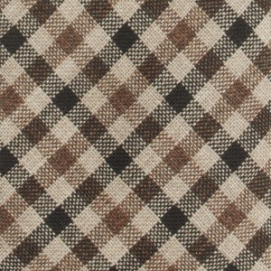 Elegant wool tie in a classic check pattern - pattern