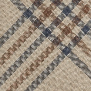 Classic wool tie with a check pattern - design