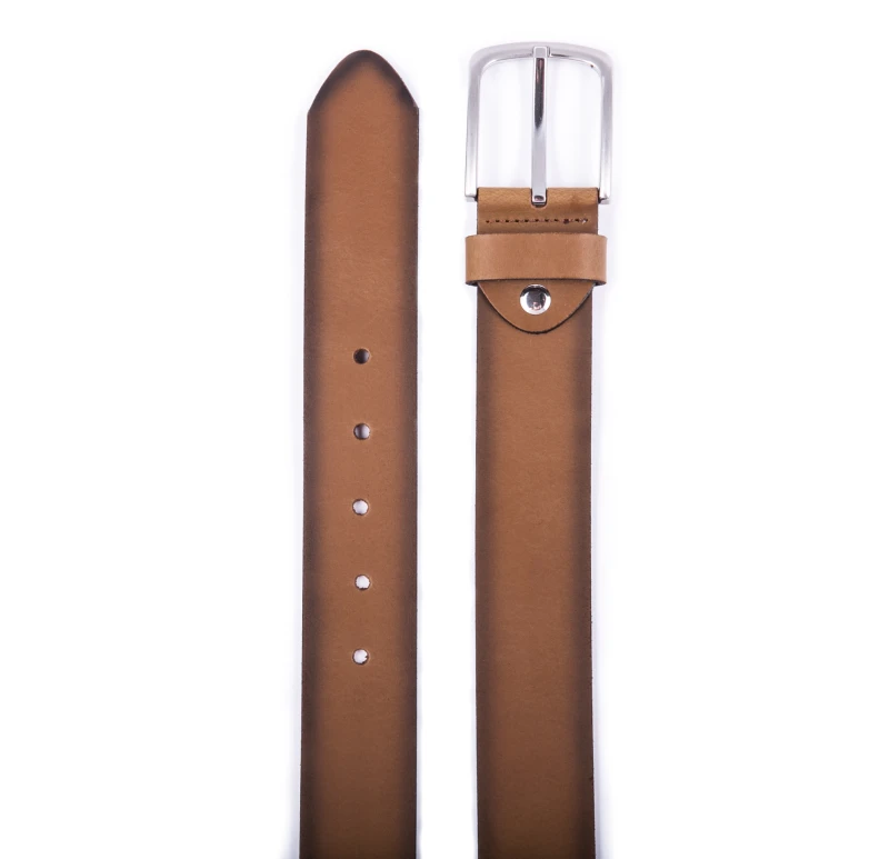 Brązowy skórzany pasek G427-3