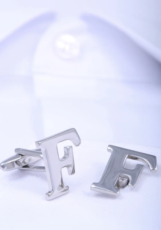 F-shaped cufflinks SP1474a