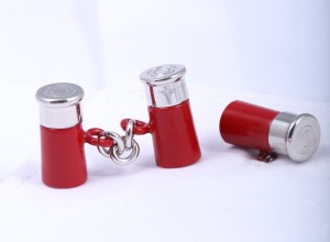 Cufflinks in shape of bullets